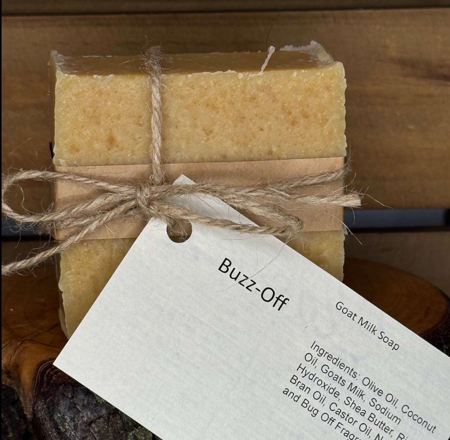 Buzz-Off Goat Milk Soap Bar