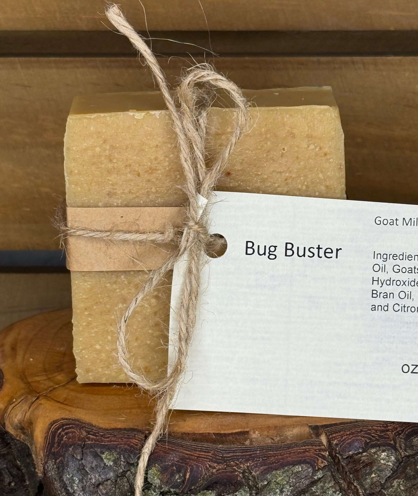 Bug Buster Goat Milk Soap Bar