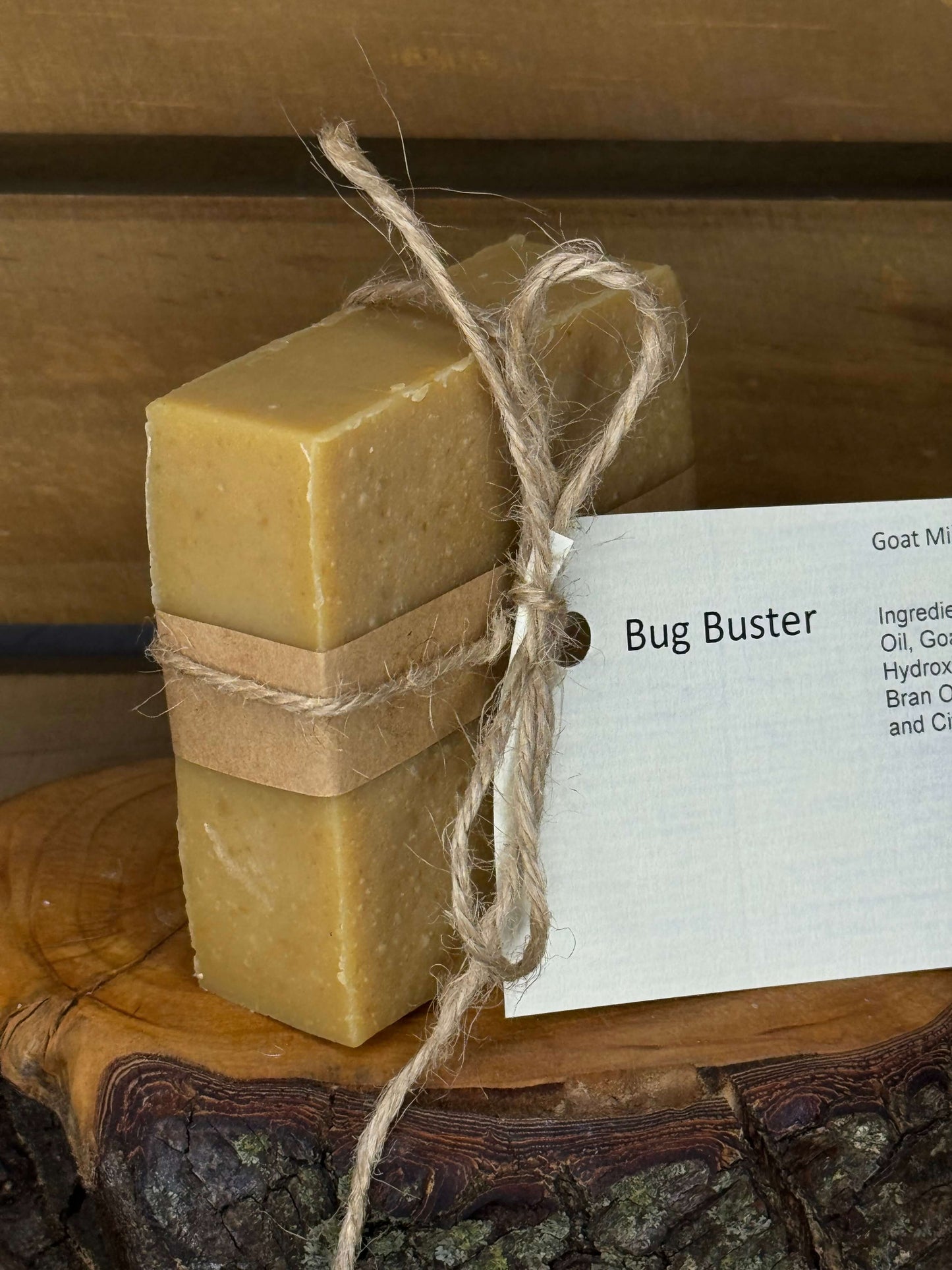 Bug Buster Goat Milk Soap Bar