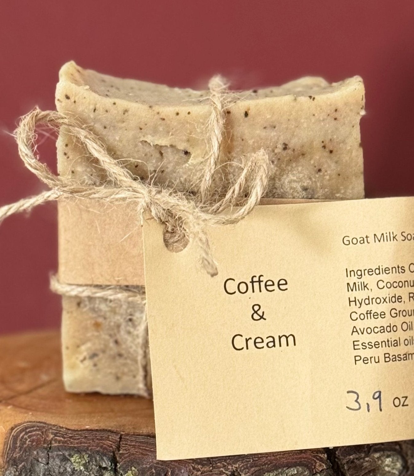 Coffee & Cream Goat Milk Soap Bar