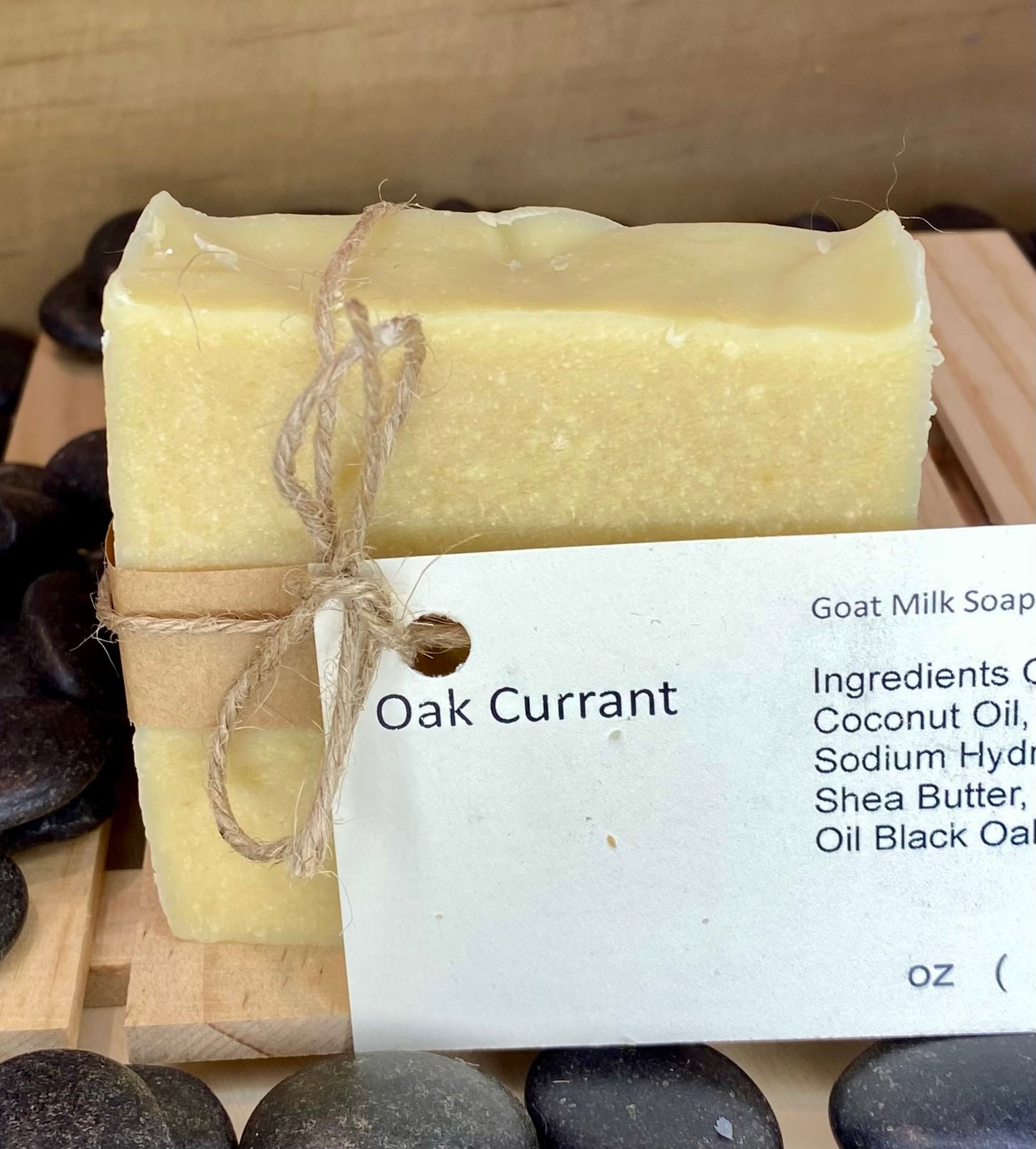 Oak Currant Goat Milk Soap Bar