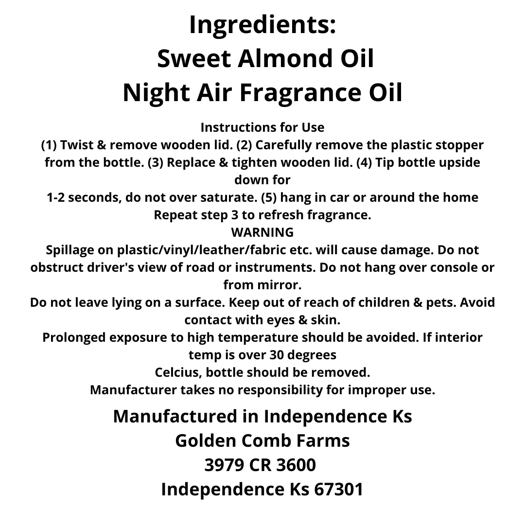 Vehicle Air Freshener Night Air