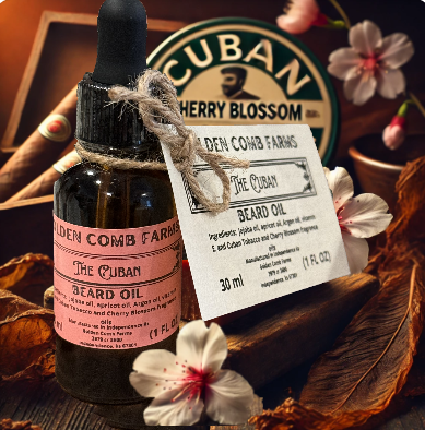 The Cuban Cherry Blossom Beard Oil