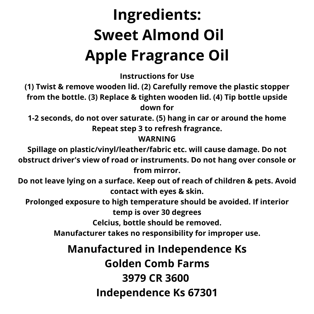 Vehicle Air Freshener Apple