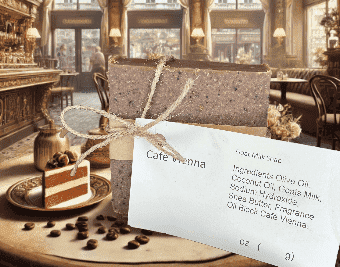 Café Vienna Scrub Goat Milk Soap Bar