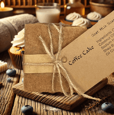 Coffee Cake Goat Milk Soap Bar