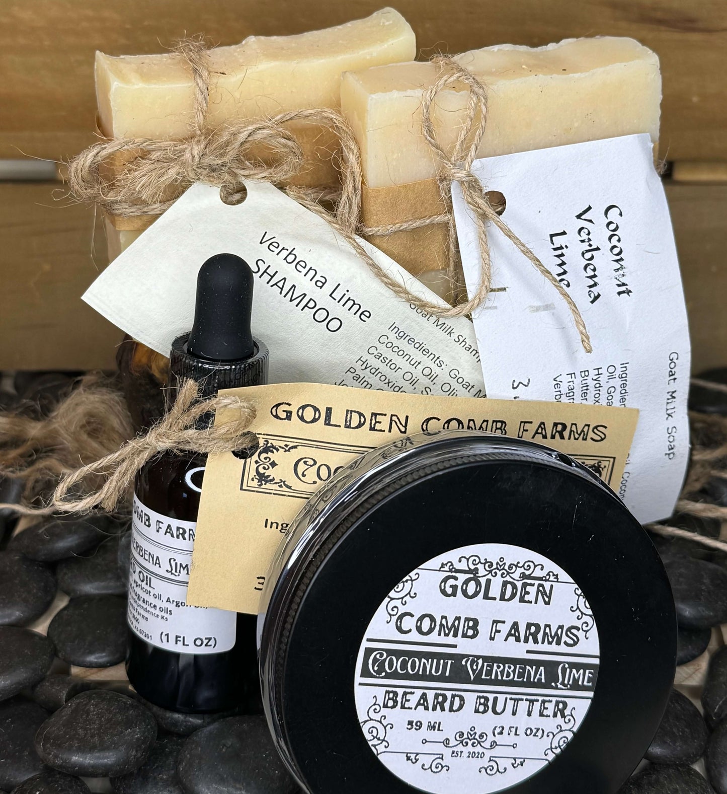 Don't forget to pick up our Beard Butter, Goat Milk Soap, and Shampoo bars