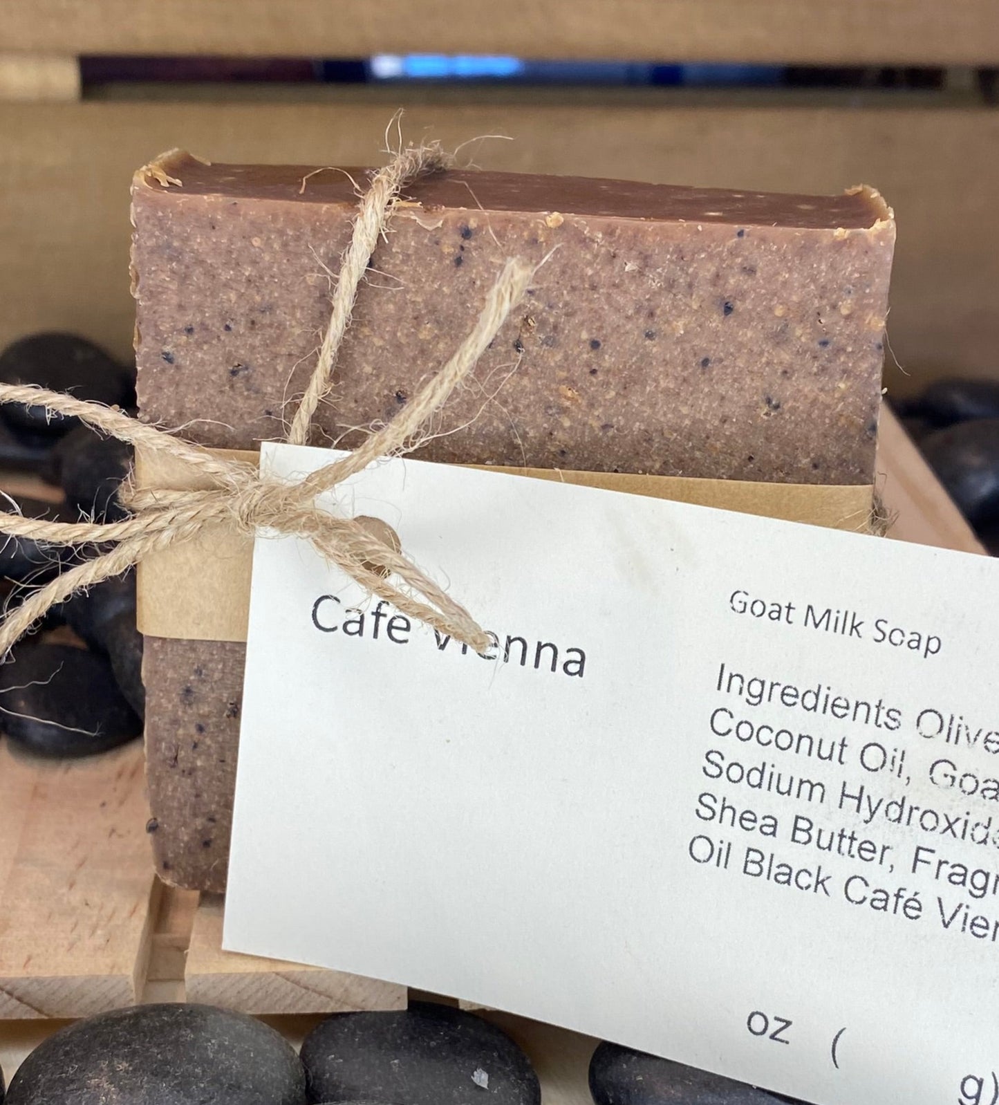 Café Vienna Scrub Goat Milk Soap Bar