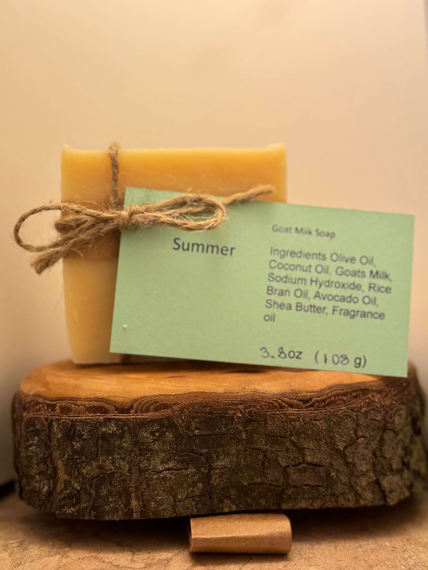 Summer Vacation Goat Milk Soap Bar