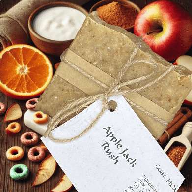 Apple Jack Rush Goat Milk Soap Bar