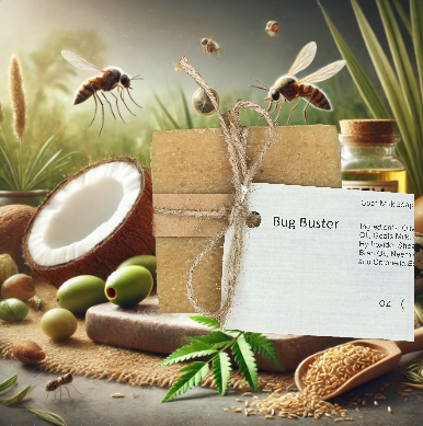 Bug Buster Goat Milk Soap Bar