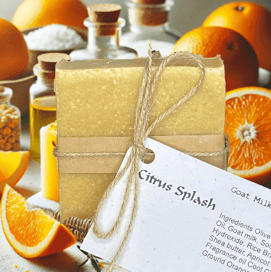 Citrus Splash Goat Milk Soap Bar