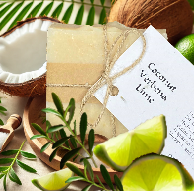 Coconut Verbena Lime Goat Milk Soap Bar