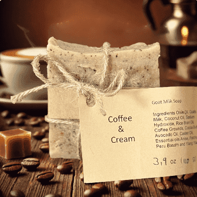 Coffee & Cream Goat Milk Soap Bar