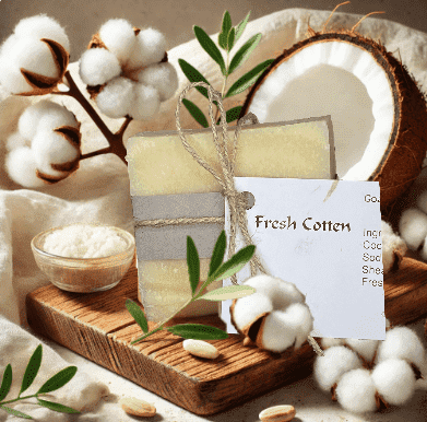 Fresh Cotton Goat Milk Soap Bar