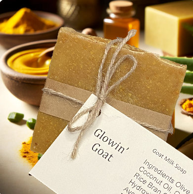 Glowin' Goat Goat Milk Soap Bar