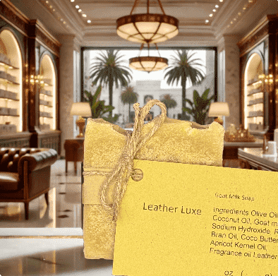 Leather Luxe Goat Milk Soap Bar