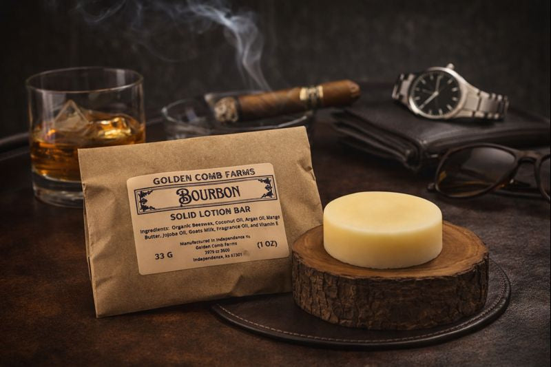 Bourbon Solid Lotion Bar