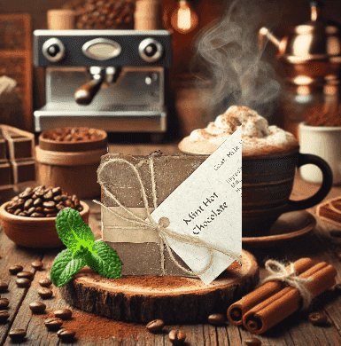Mint Hot Chocolate Goat Milk Soap Bar