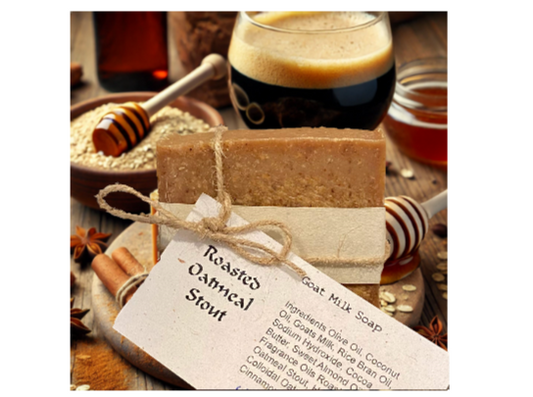 Roasted Oatmeal Stout Goat Milk Soap Bar