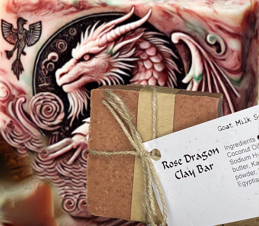 Rose Dragon Goat Milk Soap Bar
