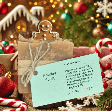 Holiday Spirit Goat Milk Soap Bar