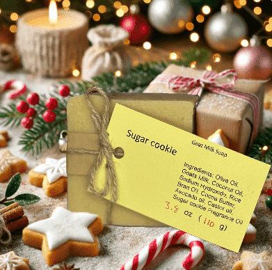 Sugar Cookie Goat Milk Soap Bar